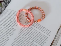 Élastique cheveux Rose - Kknekki