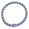 Élastique cheveux Slim Mix Violet-Argent-Or - Kknekki