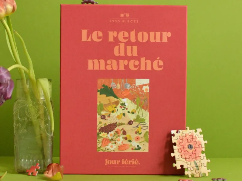 Le retour du marché puzzle 1000 pcs - Jour Férié