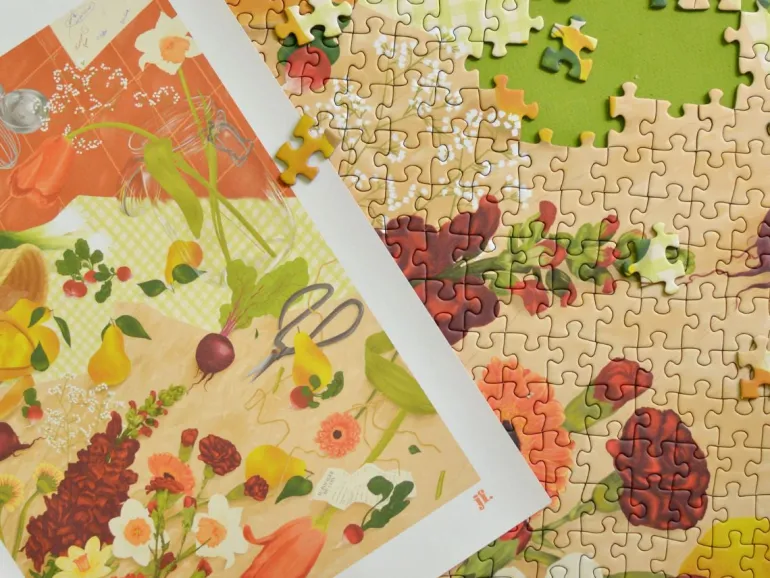 Le retour du marché puzzle 1000 pcs - Jour Férié