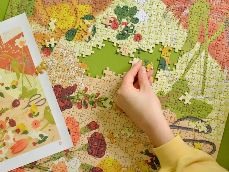 Le retour du marché puzzle 1000 pcs - Jour Férié