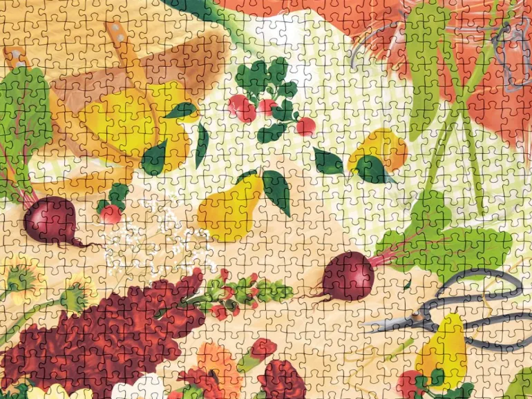 Le retour du marché puzzle 1000 pcs - Jour Férié