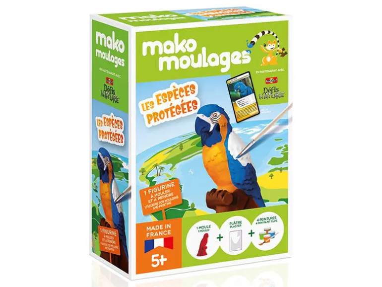 Les Espèces Protégées Ara bleu - Mako moulages