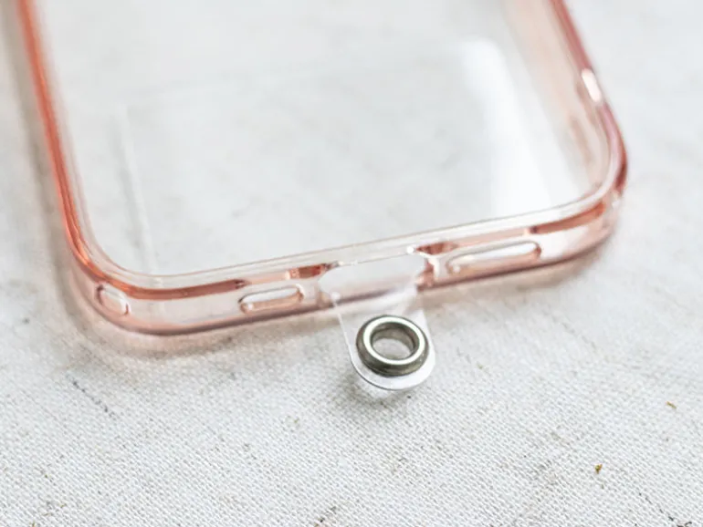 Longe en plastique / adaptateur universel pour bijoux de téléphone