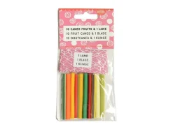 Lot 10 canes & lame - Fruits