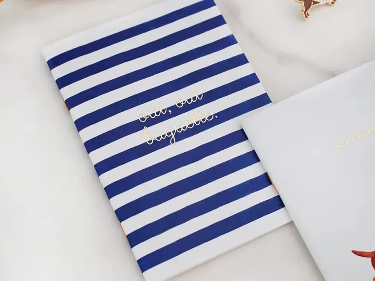 Lot de 2 carnets A6 - Duo Oui Baguette - ATWS
