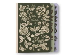 Lot de 3 Carnets de notes assortis English Roses - Rifle Paper