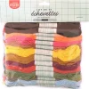 Lot de 50 échevettes- couleurs assorties