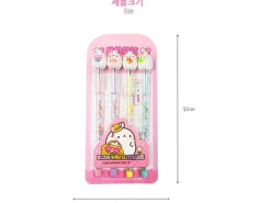 Lot de 4 crayons à cartouche Molang Figure