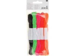 Lot de 10 Fils à broder – Set fluo