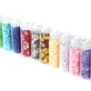 lot de 12 fioles remplies de paillettes