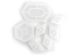 Lot de 7 moules en silicone - coupelles