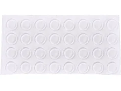 Lot de 32 pastilles adhésives antidérapantes en silicone - 1,2 cm
