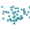Lot de 50 perles à facettes en verre 4x6 mm - bleu canard