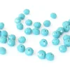 Lot de 50 perles à facettes en verre 4x6 mm - vert d'eau