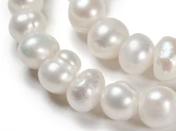 Lot de 20 perles de culture - Forme graine - 6 mm