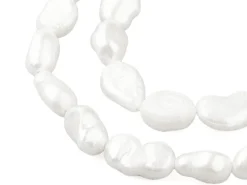 Lot de 10 perles de culture - forme irrégulière - 8 à 14 mm