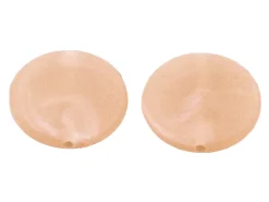 Lot de 50 perles en acrylique mat - Formes mixtes - Multicolore