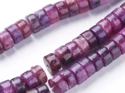 Lot de 20 perles heishi naturelles 6 mm - Kunzite naturelle