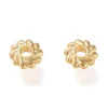 Lot de 20 perles intercalaires fleurs - Doré à l'or fin
