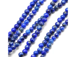Lot de 50 perles naturelles 2 mm - Lapis-lazuli