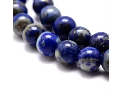 Lot de 15 perles naturelles rondes 6 mm - Lapis-lazuli