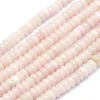 Lot de 20 perles rondelles - Opale rose