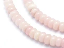 Lot de 20 perles rondelles - Opale rose