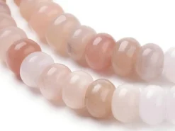 Lot de 20 perles rondelles - Aventurine rose