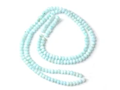Lot de 20 perles rondelles coquillage naturel - Aqua
