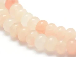 Lot de 20 perles rondelles - Aventurine rose