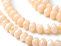 Lot de 20 perles rondelles coquillage naturel - Sandy Brown