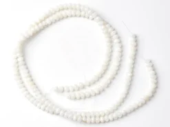 Lot de 20 perles rondelles coquillage naturel - Dentelle