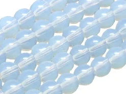 Lot de 15 perles rondes 6 mm - Opalite