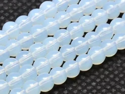Lot de 15 perles rondes 6 mm - Opalite