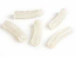 Lot de 5 perles tubes - Imitation naturelle marbre 6 mm - Naturel