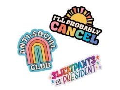 Lot de 3 stickers vinyle - Going solo