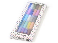 Lot de 30 tubes de paillettes