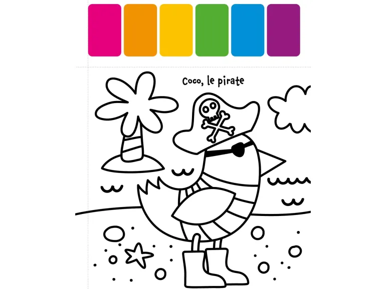 Ma première palette de peinture - La plage