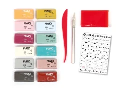 Mallette Kawaii Yummy family pâte FIMO