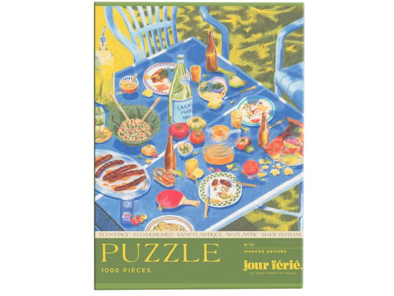 Manger dehors puzzle 1000 pcs - Jour Férié