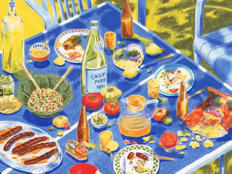 Manger dehors puzzle 1000 pcs - Jour Férié