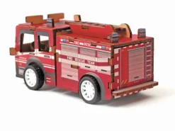 Maquette à friction - Camion de pompiers à construire