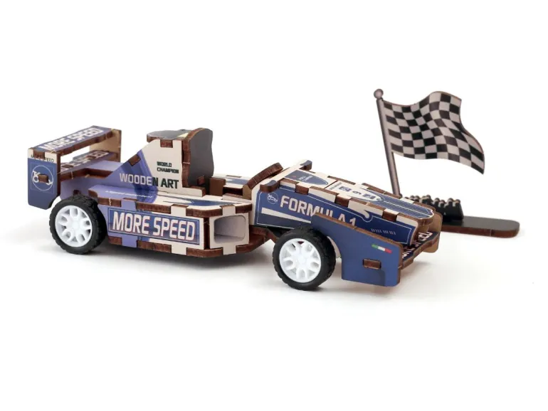 Maquette à friction - Voiture de course à construire