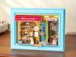 Maquette cadre Pâtisserie Chat Fluffy - Robotime