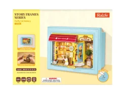 Maquette cadre Pâtisserie Chat Fluffy - Robotime