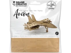 Maquette carton - Avion 16,5 x 17,5 x 6 cm