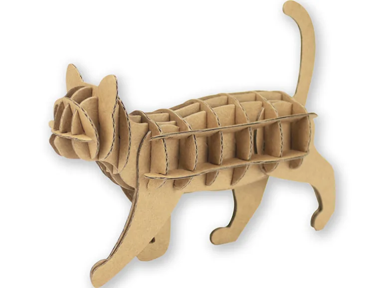 Maquette chat carton 22 x 11 x 4,5 cm