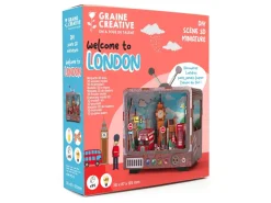 Maquette 3D Bois Tv Londres - Graine Créative