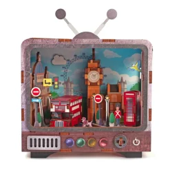 Maquette 3D Bois Tv Londres - Graine Créative